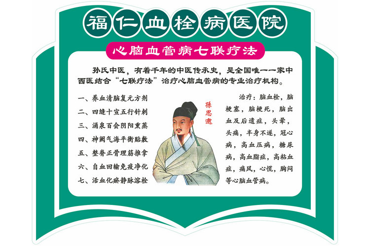 七联疗法发布|福仁医院中西医诊疗脑血栓